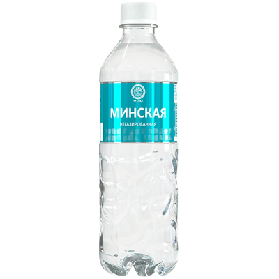 Вада негазированная "Минская" 0,5 л. Ресторан "Сябры"