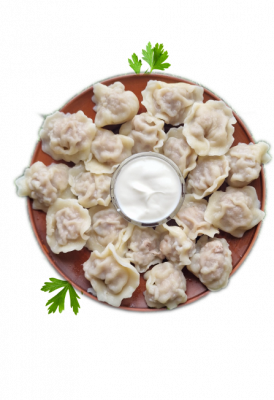 Пельмени с мясом Ресторан "Сябры"